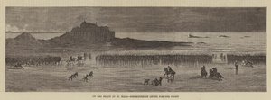 On the Beach at St Malo, Departure of Levies for the Front by English School