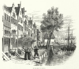 On the quay, Leyden by English School