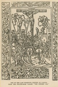 One of the Last Woodcuts Printed by Caxton by English School