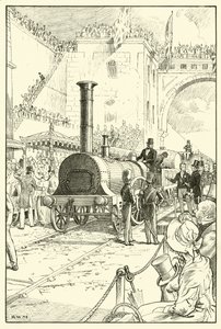 Opening of Liverpool & Manchester Railway by English School