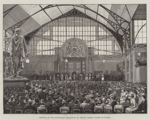 Opening of the Edinburgh Exhibition by Prince Albert Victor of Wales by English School