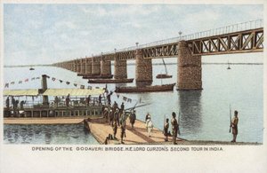 Opening of the Godaveri Bridge, Lord Curzon