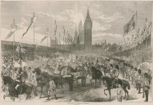 Opening of the Thames Embankment (engraving)