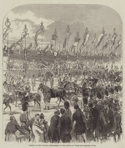 Opening of the Victoria Embankment by the Prince of Wales and Princess Louisa by English School