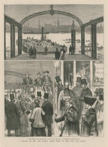 Opening of the New Thames Steam Ferry by English School