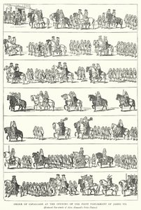 Order of Cavalcade at the Opening of the First Parliament of James VII
