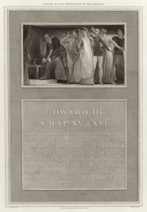 Origin of the Institution of the Garter by English School