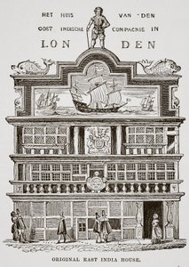 Original East India House by English School