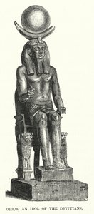 Osiris, an Idol of the Egyptians by English School