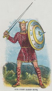 Our First Saxon King by English School