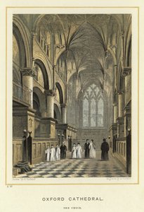 Oxford Cathedral, the Choir by English School