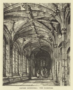 Oxford Cathedral, the Cloisters by English School
