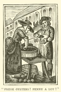 Oyster Seller by English School