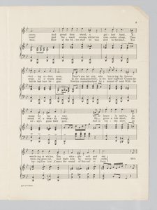 Page 3 of a musical score for the song Just a Soldier by English School