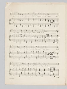 Page 4 of a musical score for the song Just a Soldier by English School