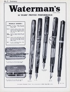 Page from Army and Navy Stores Catalogue by English School