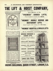 Page from The Architects, Surveyors and Engineers Compendium 1892