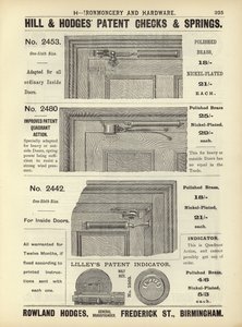 Page from The Architects, Surveyors and Engineers Compendium 1892