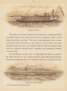 Page from The Boats of the World, Late 19th Century by English School