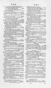 Page from a Dictionary by English School