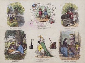 Page from the Attractive Picture Book by English School