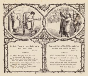 Page from the Children’s Daily Bread by English School