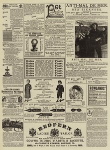 Page of Advertisements by English School