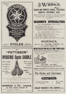Page of Advertisements by English School