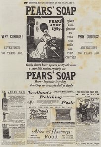 Page of Advertisements by English School