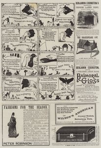 Page of Advertisements by English School