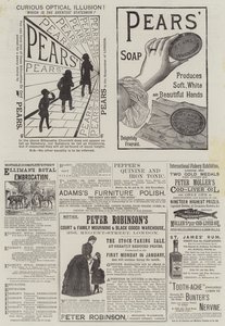 Page of Advertisements by English School