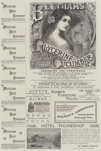 Page of Advertisements by English School