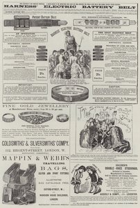 Page of Advertisements by English School