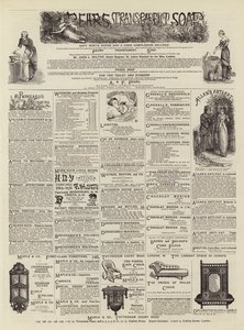 Page of Advertisements by English School