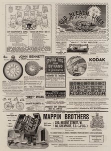 Page of Advertisements by English School