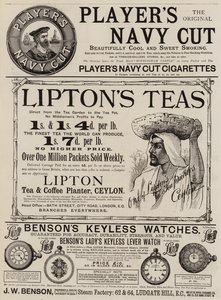 Page of Advertisements by English School
