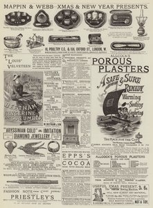Page of Advertisements by English School