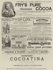 Page of Advertisements by English School
