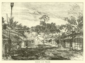 Pahouin (Fan) village by English School