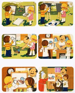 Painting a Duck by English School