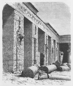 Palace of Rameses III, Medinet-Abou by English School