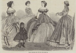 Paris Fashions for January by English School