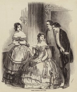 Paris Fashions for June by English School