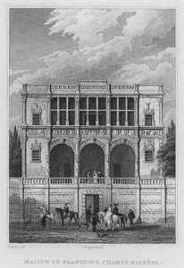 Paris, Maison De Francois I, Champs Elysees by English School
