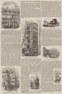 Paris after the Insurrection by English School