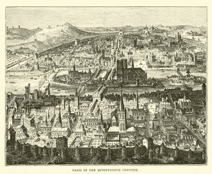 Paris in the Seventeenth Century by English School