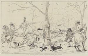 Paris on Horseback, the Bois de Boulogne and M de Lesseps by English School