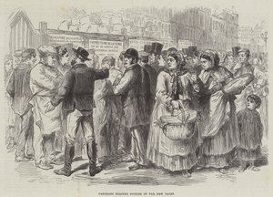 Parisians reading Notices of the New Taxes by English School