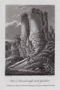 Part of Knaresborough Castle, Yorkshire by English School