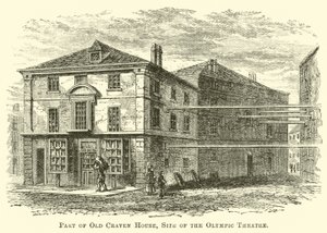 Part of Old Craven House, Site of the Olympic Theatre